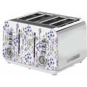 Laura Ashley 4-Slice Electric Toaster with Extra-Wide Slots VQSBT583LAWMUK – Wild Meadow Floral Print ds