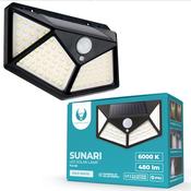 Forever Light SUNARI FLS-65 Solar Lamp | 100 SMD LED 6W 480lm PIR Outdoor Light image