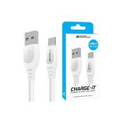 Advanced Accessories Charge-It USB-A to USB-C Cable 1m image