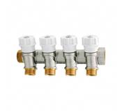 Modular Distribution Manifold with shut-off valves 3/4'' - 4 Outlets image