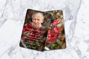 Red Blossom Wallet Card