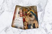 Jesus in his mother's arms wallet card