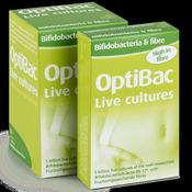 OPTIBAC PROBIOTICS BIFIDOBACTERIA &amp; FIBRE image