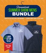 Business Summer Show Bundle - Regatta Flux Bodywarmer &amp; Premier Men's Short sleeve poplin shirt + includes front Logo image