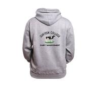 Gurteen College Hoody Dairy Management - transparent-grey / m