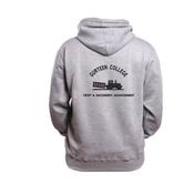 Gurteen College Hoody Crop and Machinery - transparent-grey / m