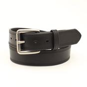 Ariat Mens Classic Leather Belt With Roller Buckle - Black - 38-9 image