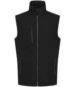 Mens Navigate 2 Layer Softshell Bodywarmer - Black/Seal / S image