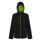 Mens Navigate 2 Layer Softshell Jacket - Black/Lime Green / S image