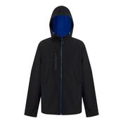 Mens Navigate 2 Layer Softshell Jacket - Black/New Royal / 3XL image