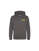 Irish Angus Cattle Society Kids Hoodie - charcoal-grey / age-5-6 / no