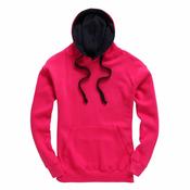 Cottonridge Premium Contrast Unisex Hoodie - fuchsia-navy / size-xs image