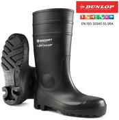 Dunlop Aston Safety Black Wellingtons - Black / 39 image