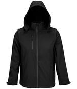SOL'S Unisex Falcon 3-in-1 Soft Shell Jacket - Charcoal / 2XL image