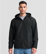 Russell Athletic Essential Weather Shell Jacket - Black / Large image