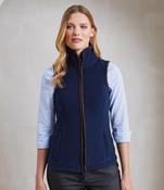Women's Artisan Fleece Gilet - Navy/Brown / 3XL image