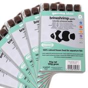 Tropical Marine Centre Gamma Frozen Food Brine Shrimp Plus Garlic Blister Pack Fish Food 100g