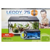 LEDDY BLACK TROP AQUARIUM SET 75CM 105LT