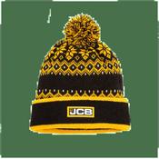 JCB Black/Yellow Fairisle Style Beanie