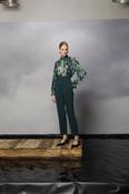 High-Waisted Tapered Trousers