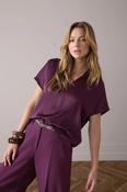 Foam Wide-leg Trousers