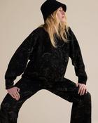 Black &amp; Gold Jacquard Blouse image