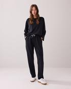 Sporty Trousers with Pinstripe