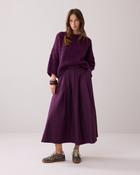 Wide Taffeta Skirt