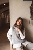 Embellished Spencer Cozy Melange Knit