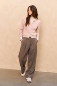 High Neck Top with Drawstring Hem image