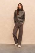 Sleeveless Faux Leather Top image