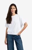 Ribbed Jersey Top with Short Sleeves image