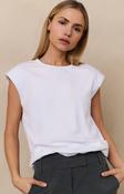 Sleeveless Top Shoulder Pads