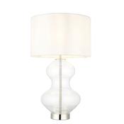 Endon 102676 Kelda - Bright Nickel &amp; Clear Glass Touch Table
