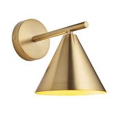 Endon 102893 Cape - Warm Antique Brass Wall Lamp