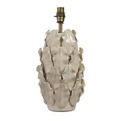 Endon 111250 Layered Leaf - Base Only - Ivory Ceramic Table