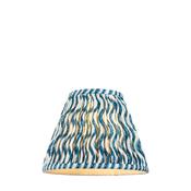 Endon 111302 Ripple - Shade Only - 25 cm Marlin Blue Tapered