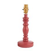 Endon 111521 Bibury - Base Only - Satin Pink Clay Wooden Table