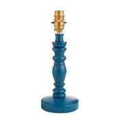 Endon 111523 Bibury - Base Only - Satin Marlin Blue Wooden