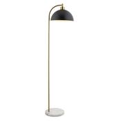 Endon 112211 Buchanan - Antique Brass &amp; Marble Floor Lamp