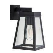 Lymington - Matt Black Lantern Wall Lamp IP44 image