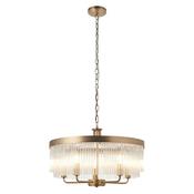Endon 119110 Clermont - Warm Antique Brass 5 Light Centre image