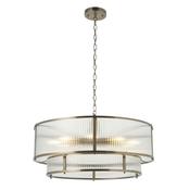 Endon 119456 Ridgeton - Antique Brass 8 Light Pendant image