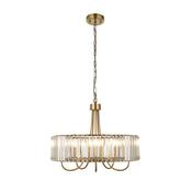 Endon 119610 Visconti - Antique Brass 5 Light Centre Fitting image