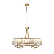 Endon 119611 Visconti - Antique Brass 8 Light Centre Fitting