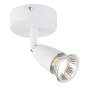 Saxby 43281 Amalfi - Gloss White Single Spotlight image