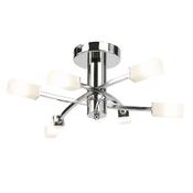 Endon 146-6CH Havana - Chrome 6 Light Ceiling Lamp  image