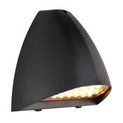 Forge XL - Matt Black CCT Photocell Wall Lamp with Multi-wattage Switch image