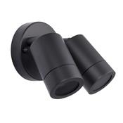 Saxby 78417 Palin - Outdoor Anthracite Twin Spot Wall Lamp