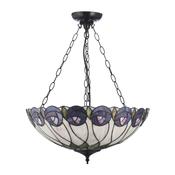 Interiors1900 111872 Hutchinson - Satin Black 3 Light Pendant
